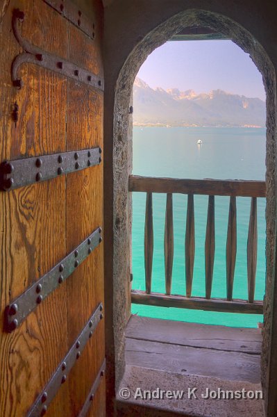 0809_40D_8229-31 HDR.jpg - View from inside the Chateau de Chillon, across Lake Geneva
